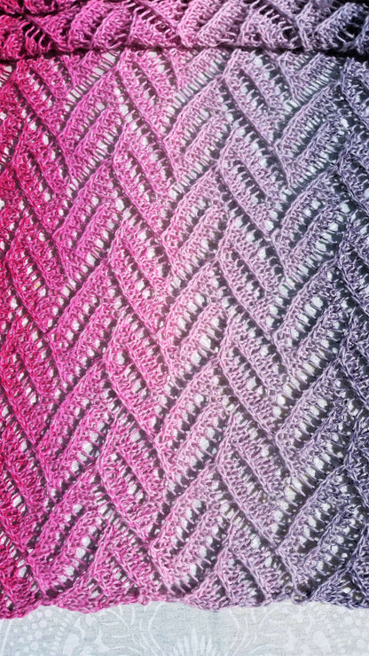 Lacey Shawl Pattern - Instant Download (Knit)