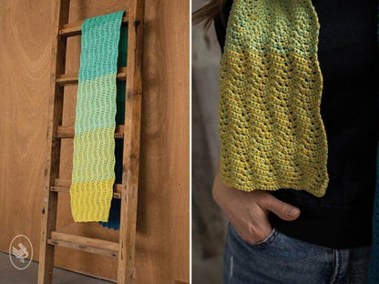 Sea Breeze Shawl Pattern US Crochet - Instant Download