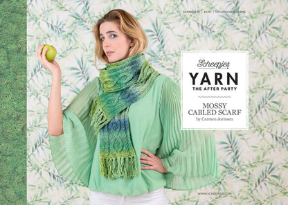 Scheepjes Yarn The After Party no. 12 - Mossy Cabled Scarf (booklet) - (Knit)